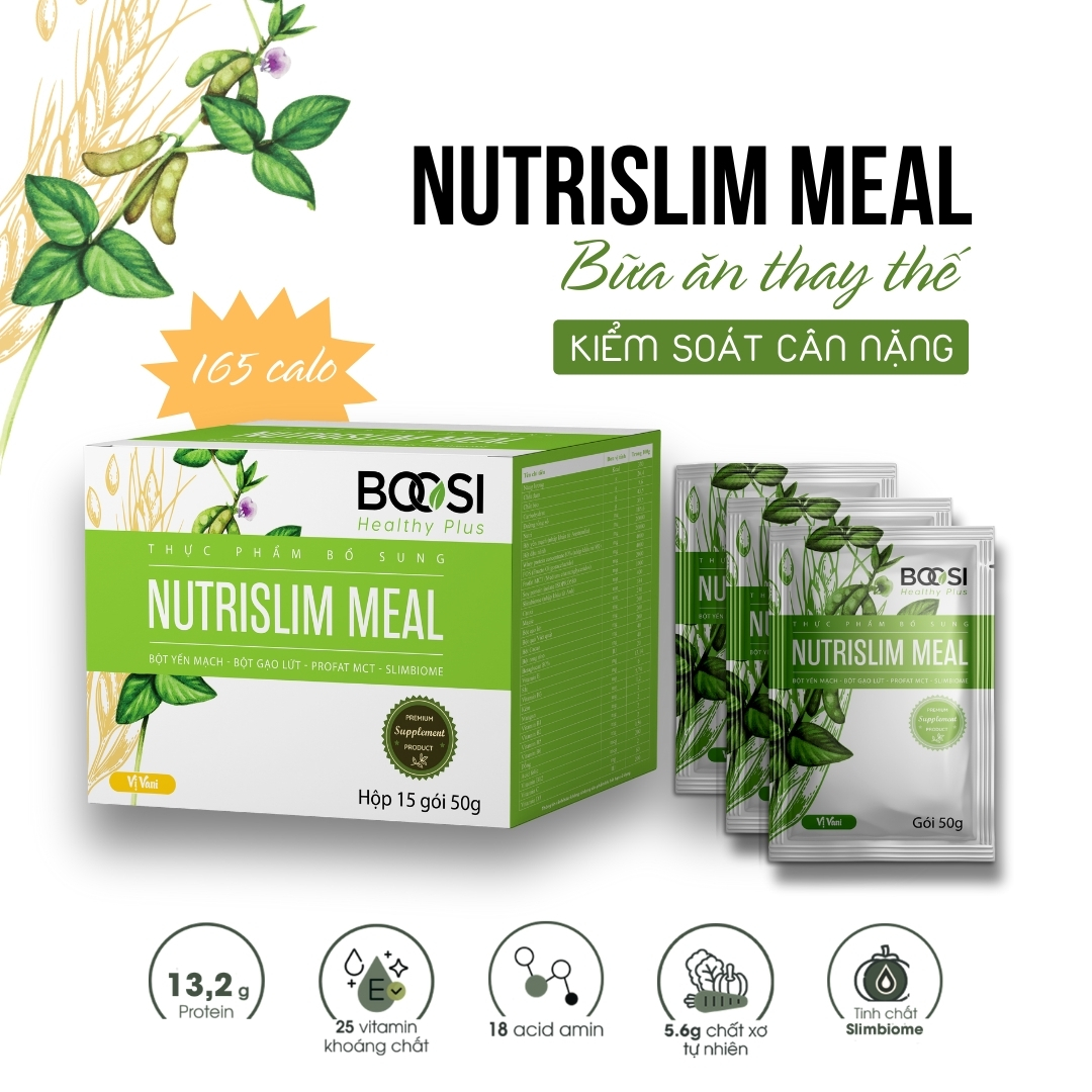 NutriSlim Meal: Bí quyết giảm cân an toàn và tiện lợi cho người bận rộn!