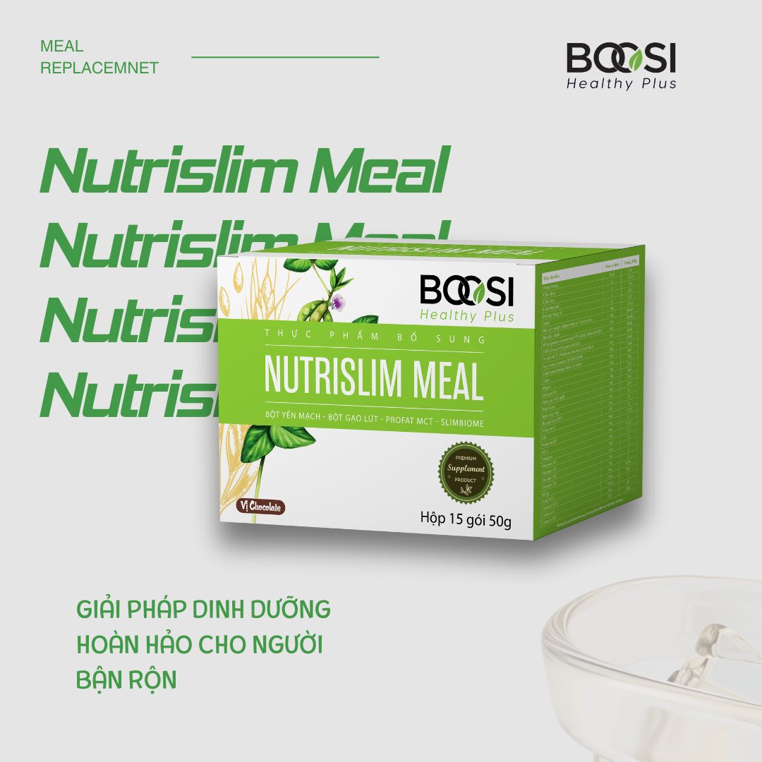 NutriSlim Meal: Bí Quyết Cân Bằng Dinh Dưỡng Cho Người Bận Rộn