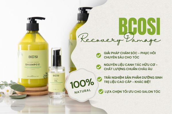 BCOSI – Giải pháp phục hồi hư tổn và ngăn ngừa rụng tóc chuyên nghiệp cho salon hiện đại