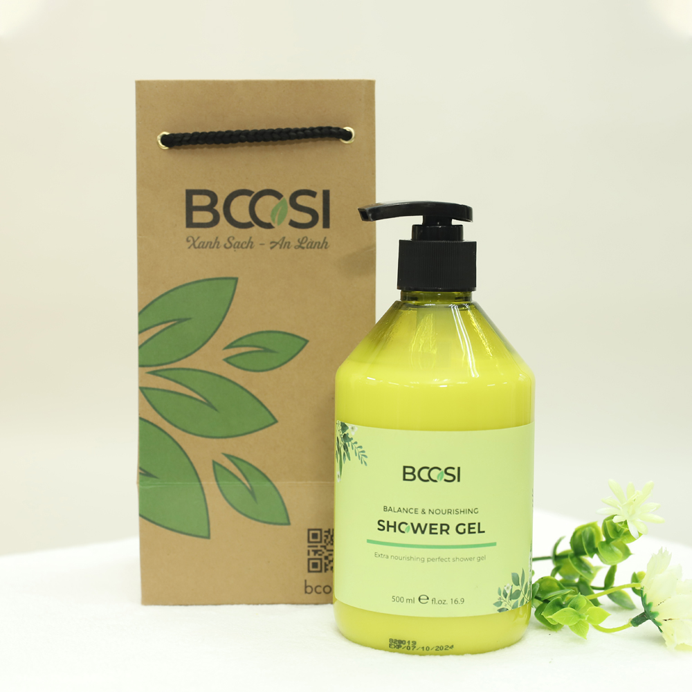 Gel tắm cân bằng và dưỡng ẩm Bcosi Balance & Nourishing Shower Gel 500ml 5