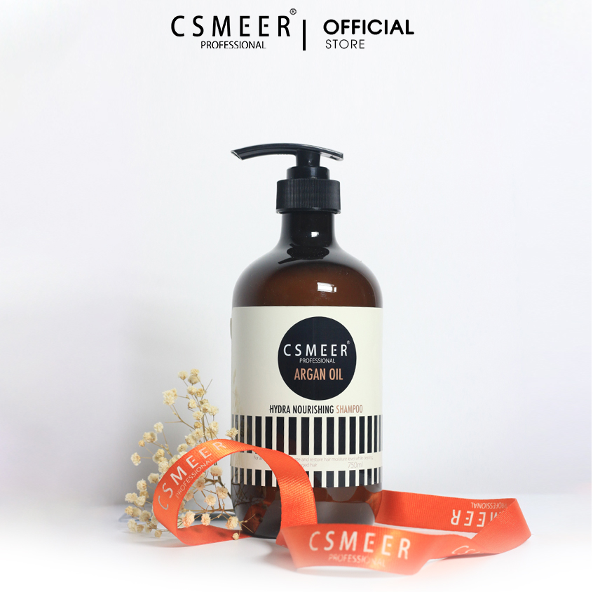 Dầu gội cho tóc khô xơ Csmeer Argan Oil Shampoo 500ml 2