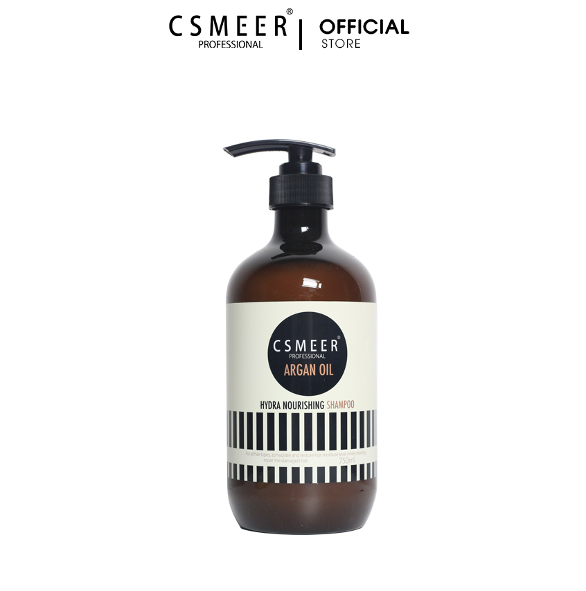 Dầu gội cho tóc khô xơ Csmeer Argan Oil Shampoo 750ml 2