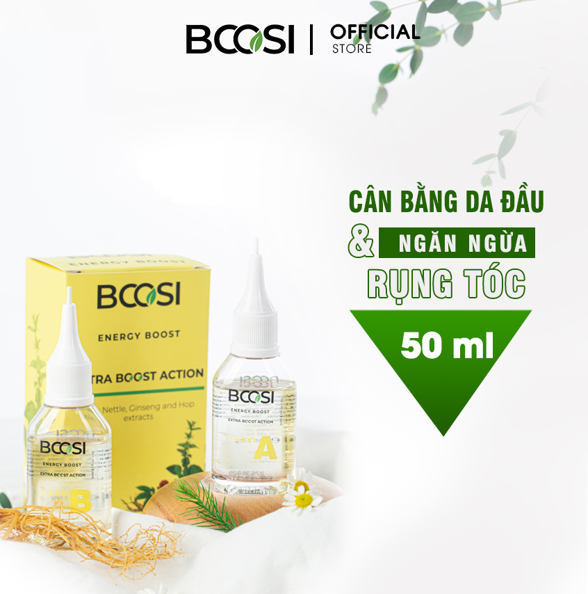 Tinh chất nuôi dưỡng da đầu và hỗ trợ tóc phát triển Bcosi Energy Boost Extra Boost Action 1