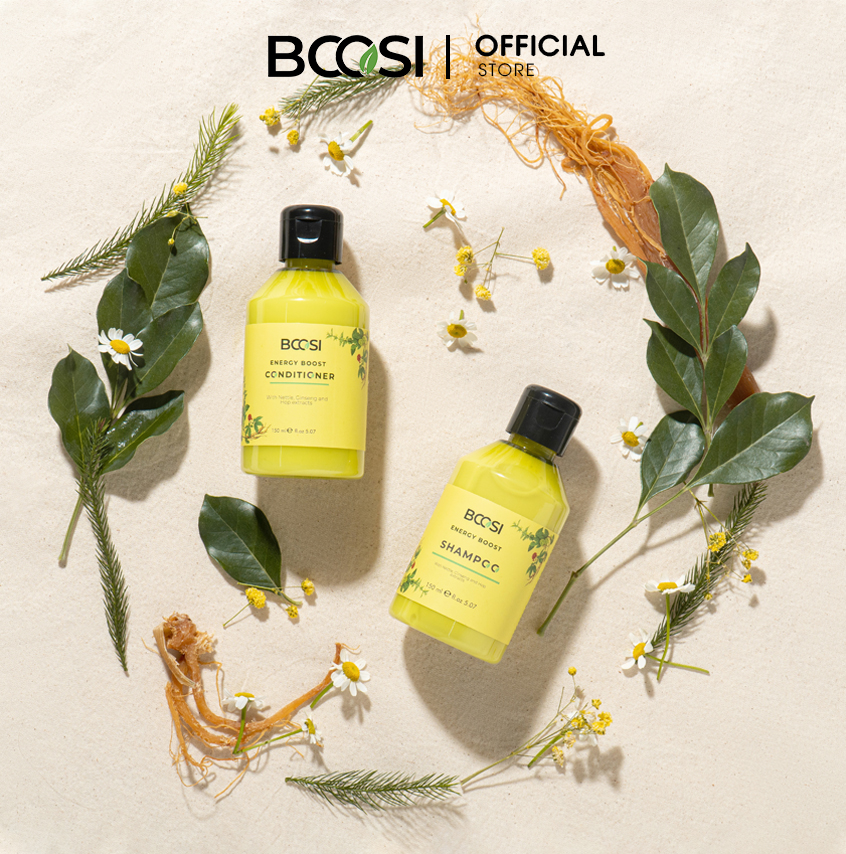 Tinh chất nuôi dưỡng da đầu và hỗ trợ tóc phát triển Bcosi Energy Boost Extra Boost Action - TẶNG combo gội xả ngăn ngừa gãy rụng BCOSI energy boost 150ml 1