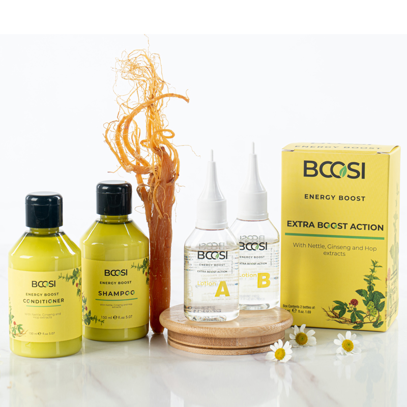 Bộ trải nghiệm Bcosi Energy Boost chăm sóc da đầu và ngăn ngừa rụng tóc