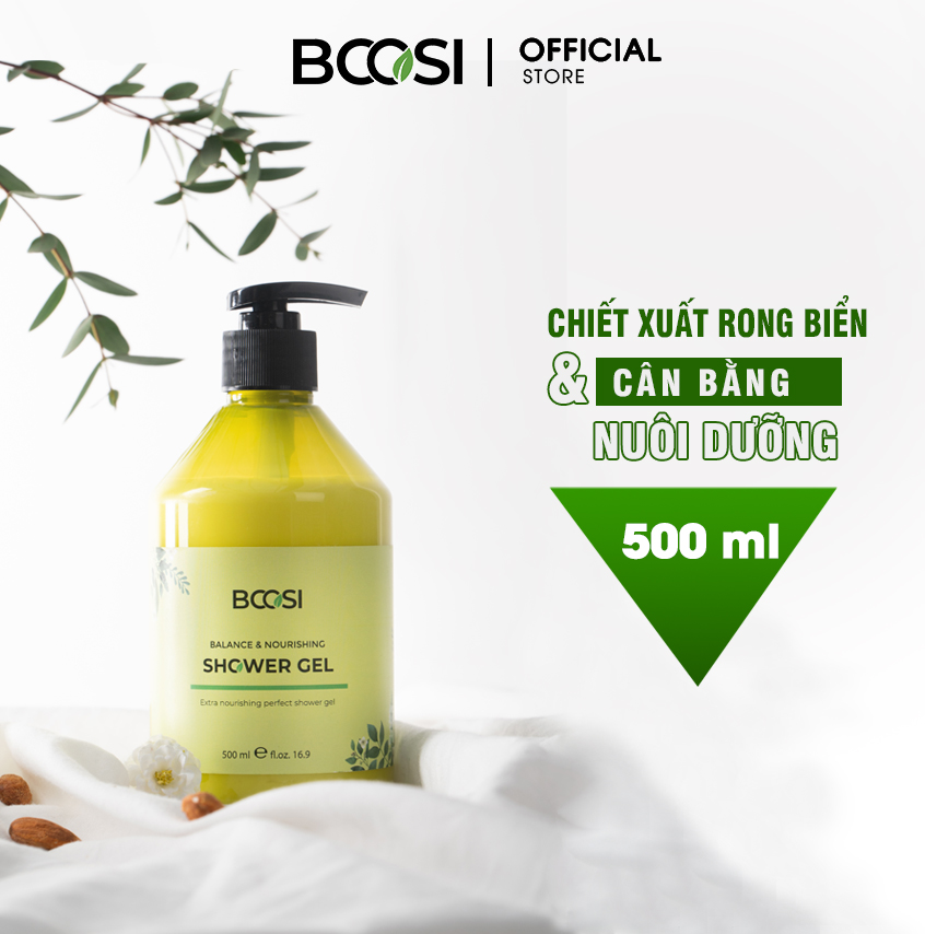 Gel tắm cân bằng và dưỡng ẩm Bcosi Balance & Nourishing Shower Gel 500ml