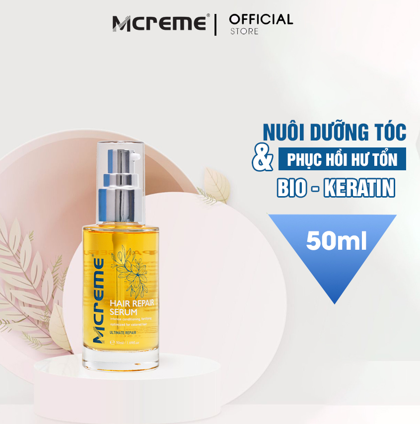 Tinh Dầu Dưỡng Tóc MCREME Hair Repair Serum Nuôi Dưỡng Tóc Khô Xơ, Hư Tổn 50ml