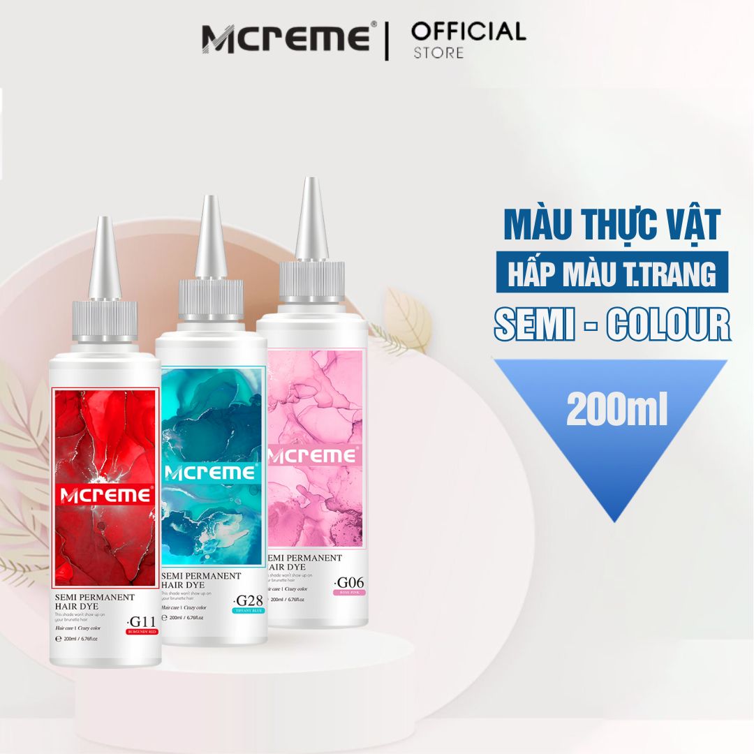 Màu Thực Vật MCREME Hấp Màu Thời Trang
