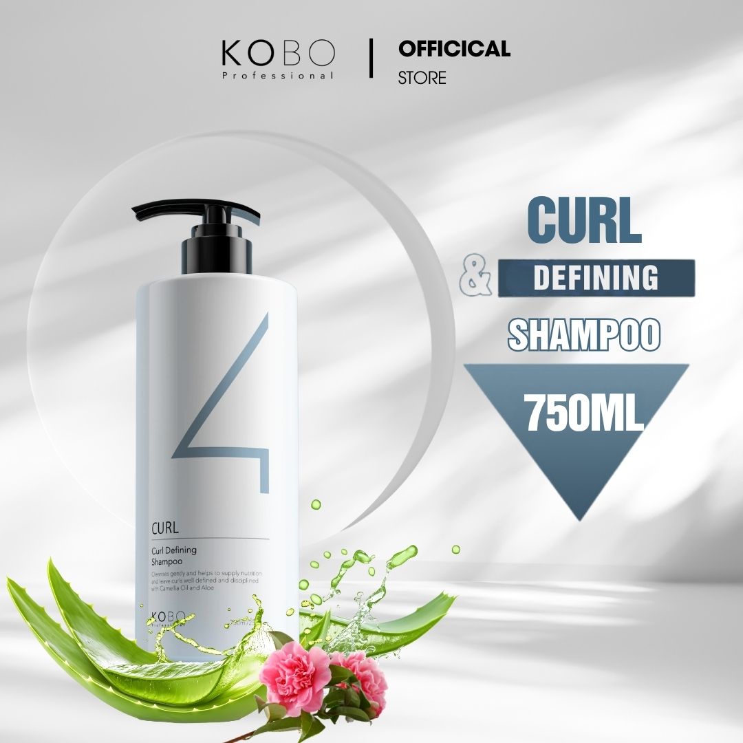 Dầu Gội Định Hình Lọn Xoăn & Dưỡng Ẩm Cho Tóc Xoăn KOBO Professional Curl Defining Shampoo