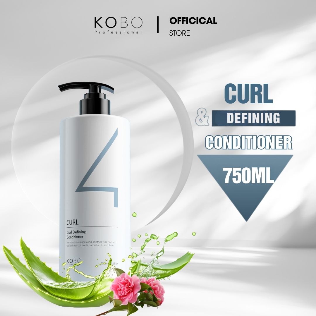 Dầu Xả Dưỡng Ẩm Và Định Hình Tóc Xoăn - KOBO Professional Curl Defining Conditioner
